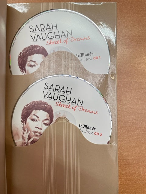 Sarah Vaughan Street of Dreams Livret + 2 CD