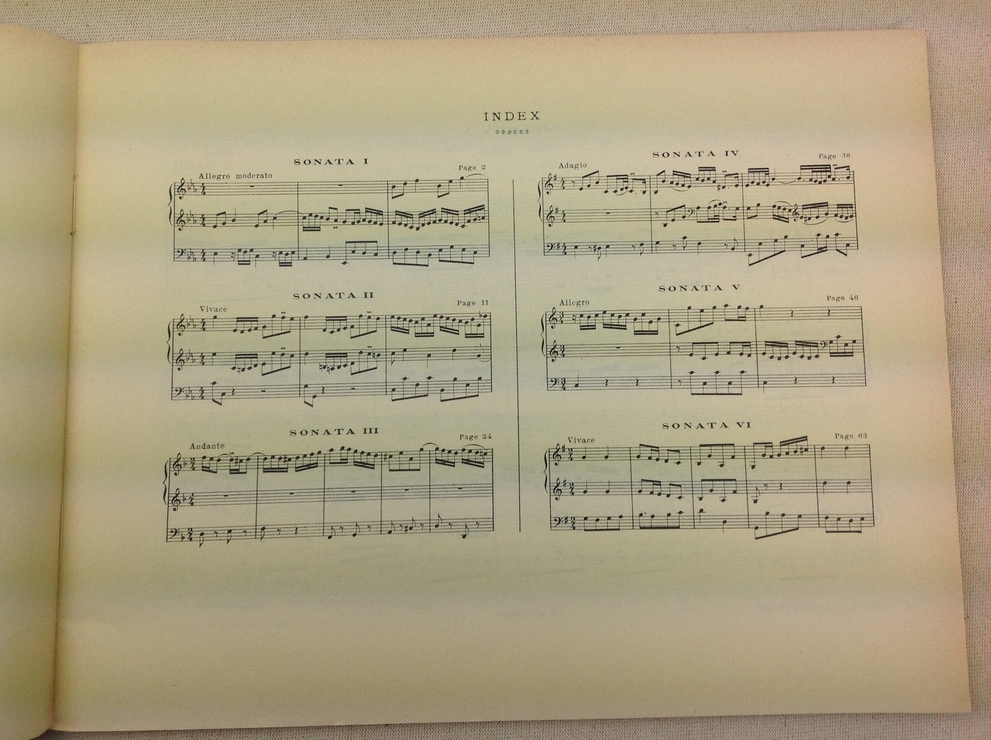 J.S. Bach Sonates partition pour orgue révision G.Fauré