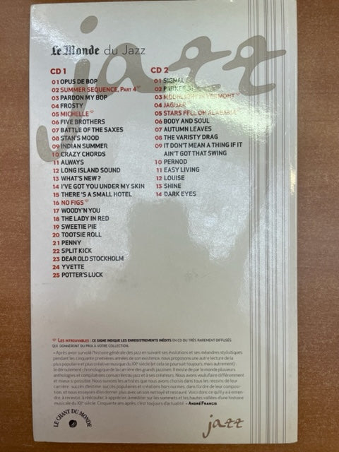 Stan Getz Crazy Chords Livret + 2 CD