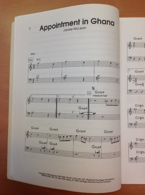 Straight ahead jazz Fakebook Partition pour piano de divers auteurs