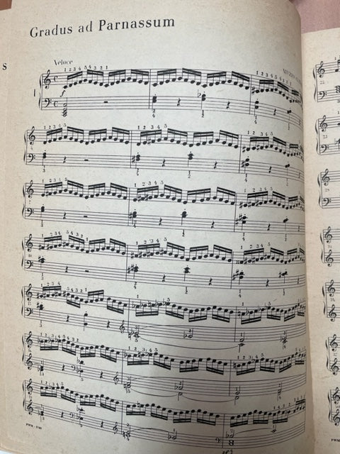 Muzio Clementi Gradus ad Parnassum partition piano