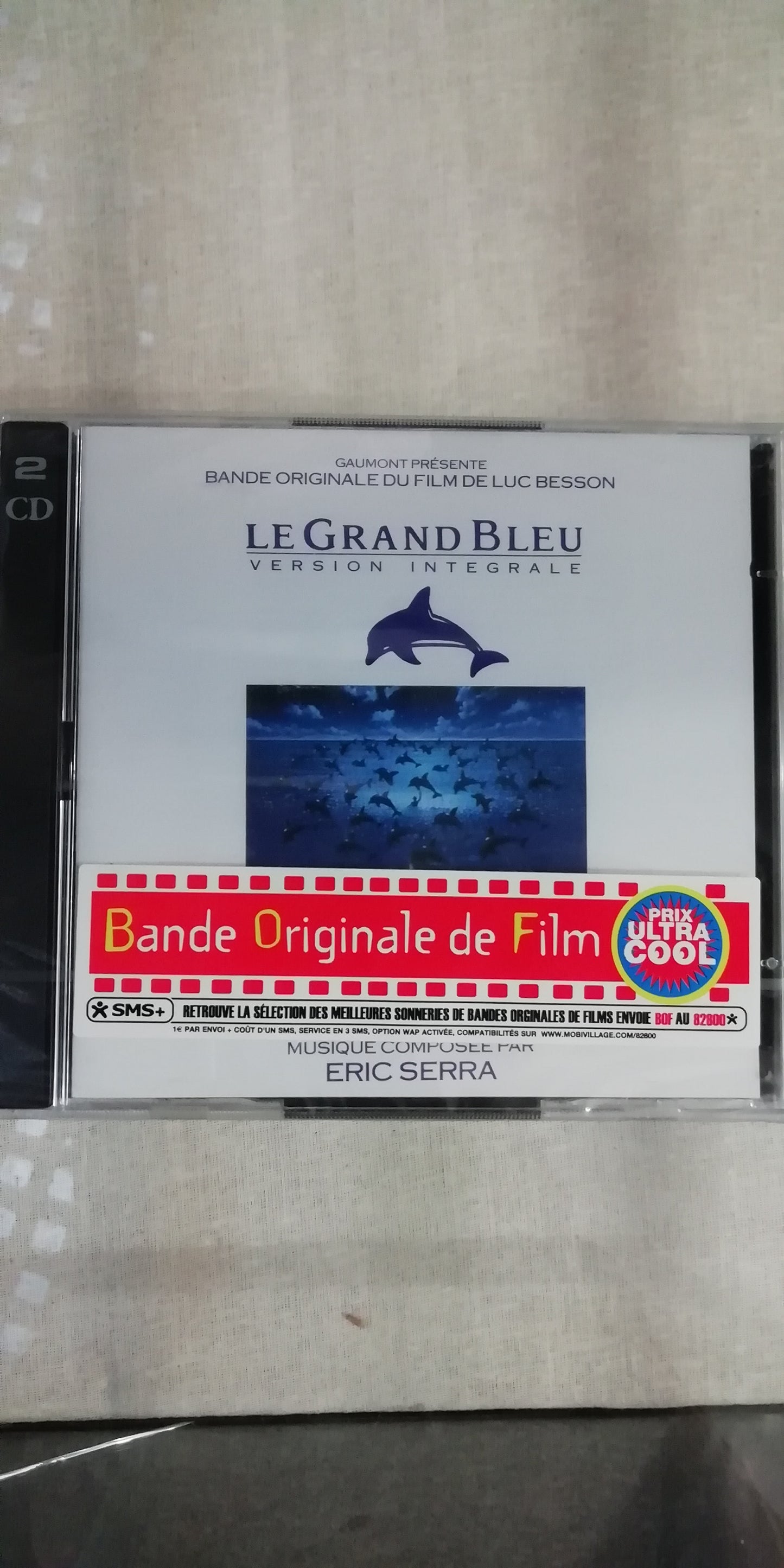 2 CDs de la Bande Originale du film Le Grand Bleu Eric Serra version intégrale