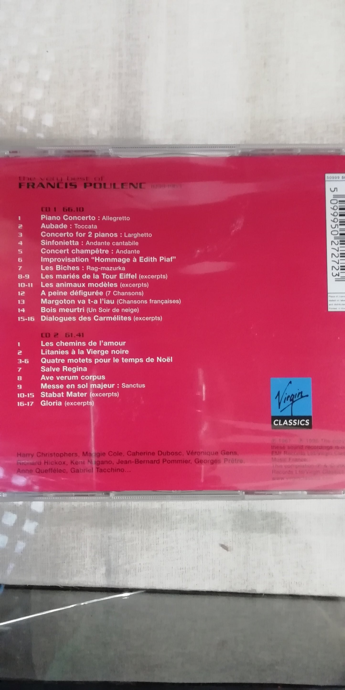 The very best of Poulenc 2 CDs