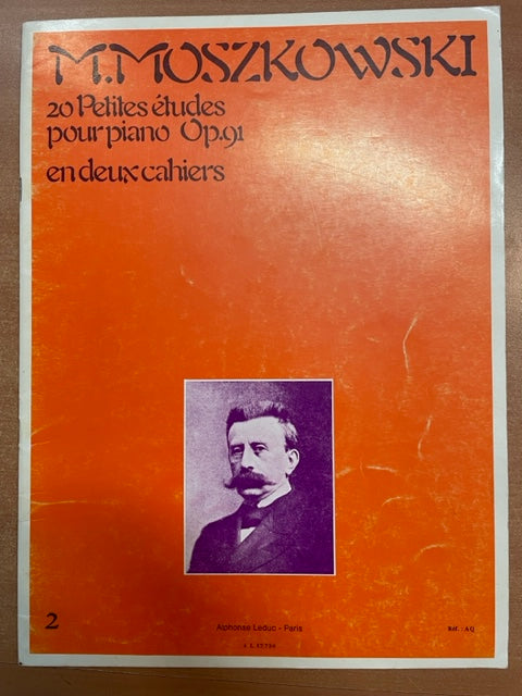 Moszkowski 20 petites études pour piano opus 91 - 2e cahier