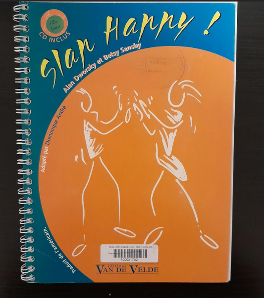 Alan Dworsky Slap happy (livre + CD) partition pour percussion et danse