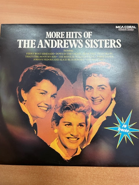 Vinyle The Andrews Sisters More hits of the Andrews Sisters-3000 partitions, livres et vinyles d'occasion en vente sur notre site internet gastonmusicclub.fr Gaston Music Store