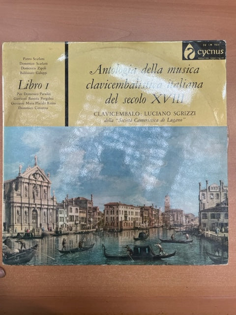 Vinyle Antologia della Musica clavicembalistica italiana del secolo XVIII livre 1