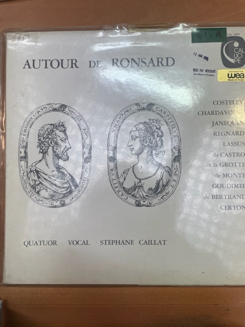 Vinyle Autour de Ronsard Quatuor vocal Stéphane Caillat