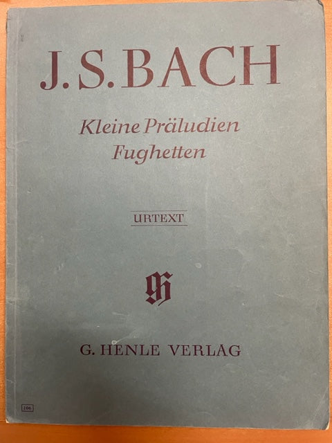 JS Bach Kleine Präludien - Fughetten partition piano - 3000 partitions, livres et vinyles d'occasion  en vente sur notre site internet gastonmusicclub.fr Gaston Music Store