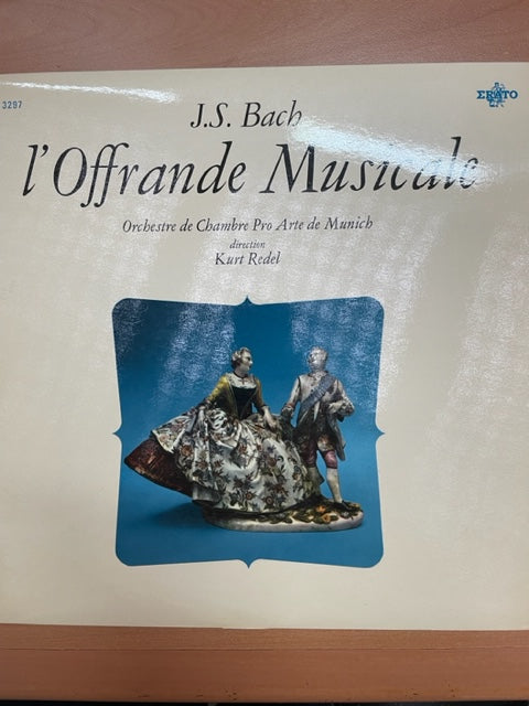 Vinyle JS Bach L'Offrande Musicale direction Kurt Redel- 3000 partitions, livres et vinyles d'occasion en vente sur notre site internet gastonmusicclub.fr Gaston Music Store