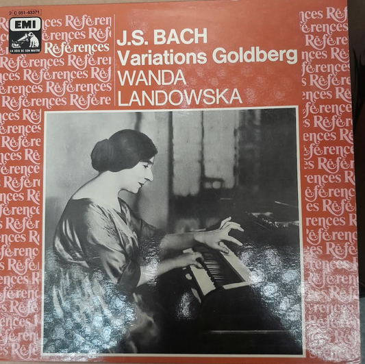 Vinyle Bach Variations Goldberg Wanda Landowska, piano - Sonate en fa majeur- 3000 partitions, livres et vinyles d'occasion en vente sur notre site internet gastonmusicclub.fr Gaston Music Store