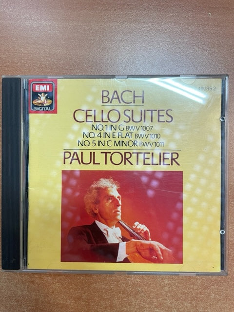 CD J.S Bach Cello suites n°1 BWV 1007, n°4 BWV 1010, n°5 BWV 1011