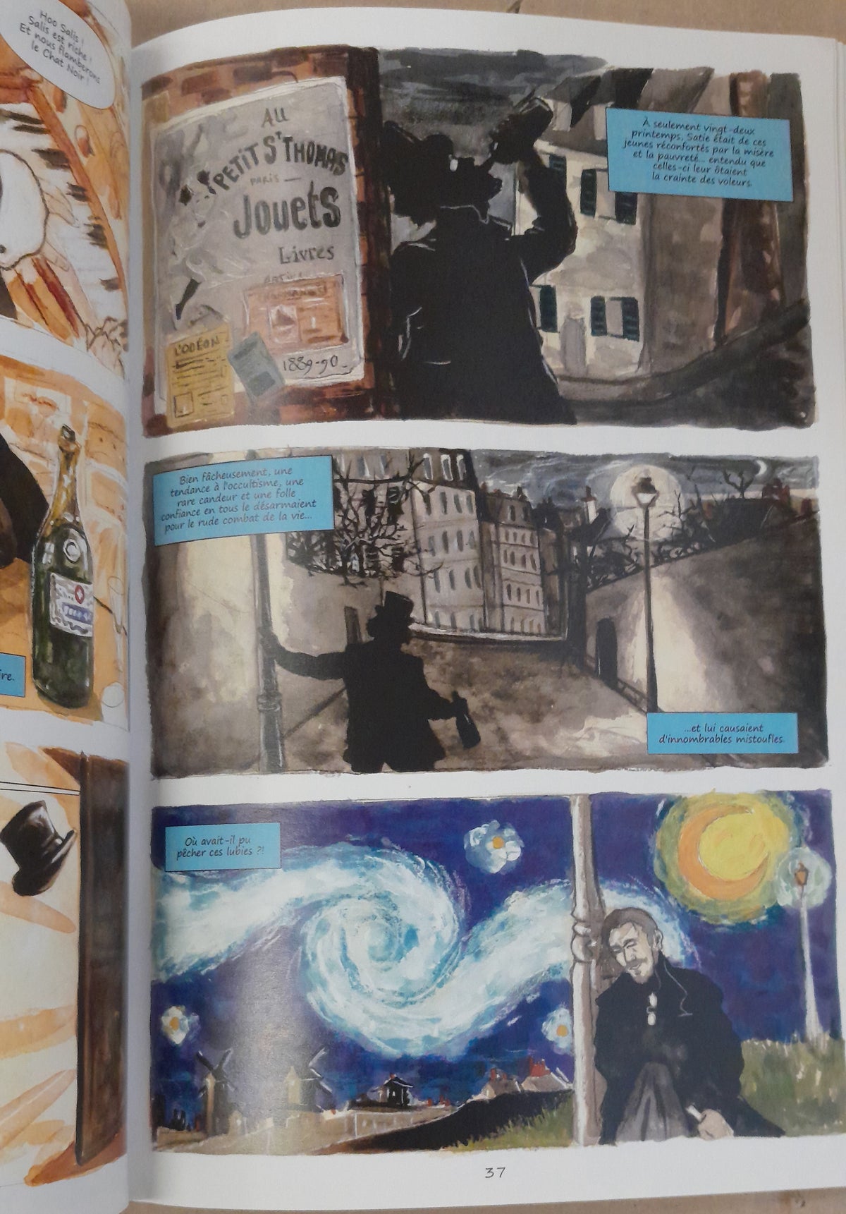 Bande dessinée Satie, 5 nouvelles en forme de poire livre de Loukia Bastien
