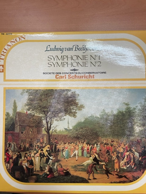 Vinyle Beethoven Symphonies n°1 & n° 2 Carl direction Carl Schuricht- 3000 partitions, livres et vinyles d'occasion en vente sur notre site internet gastonmusicclub.fr Gaston Music Store