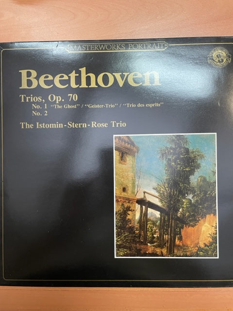 Vinyle Beethoven Trios pour piano, violon et violoncelle opus 70 n° 1 et 2- 3000 partitions, livres et vinyles d'occasion en vente sur notre site internet gastonmusicclub.fr Gaston Music Store