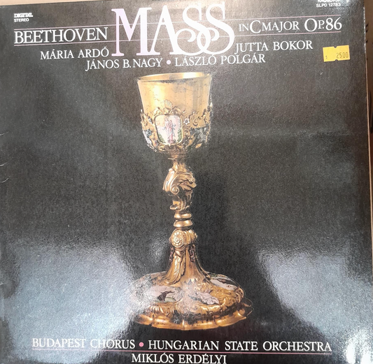 Vinyle Beethoven Budapest Chorus Mass in C major opus 86-3000 partitions, livres et vinyles d'occasion en vente sur notre site internet gastonmusicclub.fr Gaston Music Store