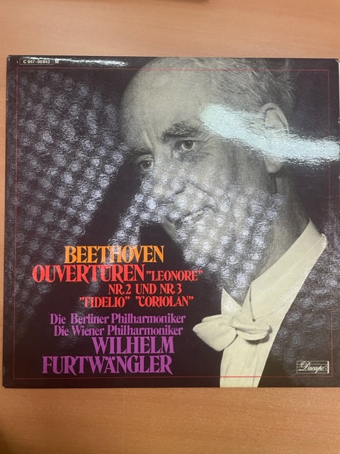 Vinyle Beethoven direction Wilhelm Furtwängler Ouverture Leonore n° 2 & 3 - Fidelio - Coriolan