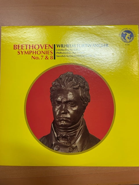 Vinyle Beethoven Symphonies n° 7 et 8 direction Wilhelm Fürtwangler