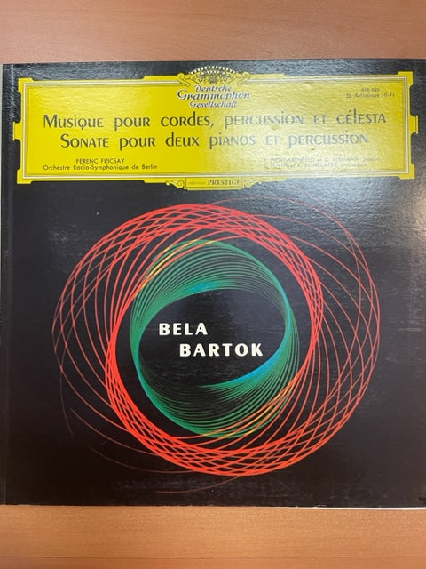 Vinyle Bela Bartok Musique pour cordes, percussion et célesta - Sonate pour 2 pianos et percussion