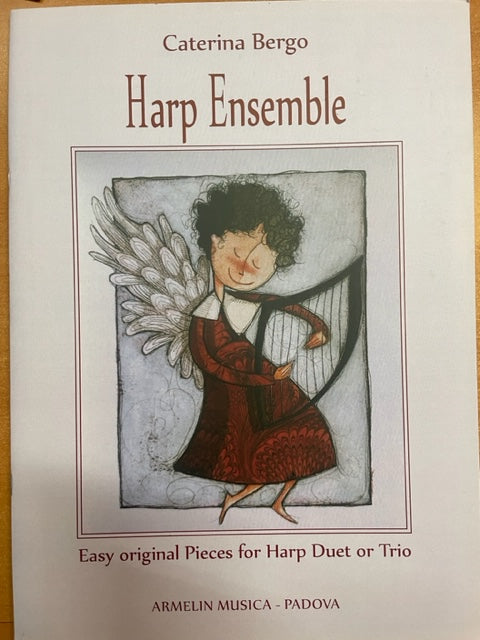 Caterina Bergo Harp ensemble : easy original pieces for harp duet or trio - 3000 partitions, livres et vinyles d'occasion  en vente sur notre site internet gastonmusicclub.fr Gaston Music Store