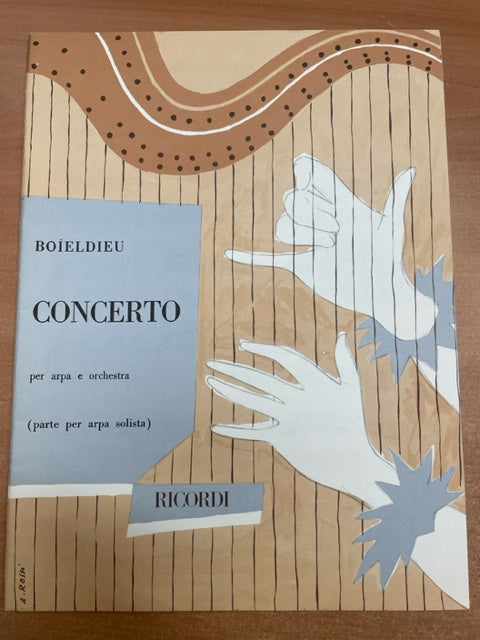 A.F.Boieldieu	Concerto pour harpe et orchestre: partie de harpe soliste-3000 partitions, livres et vinyles d'occasion  en vente sur notre site internet gastonmusicclub.fr Gaston Music Store