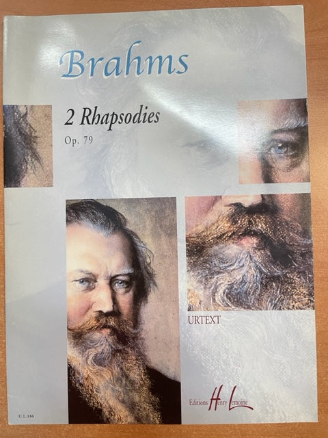 Johannes Brahms 2 Rhapsodies opus 79 partition piano