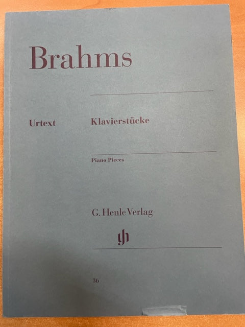 Johannes Brahms Klavierstücke - Piano pieces