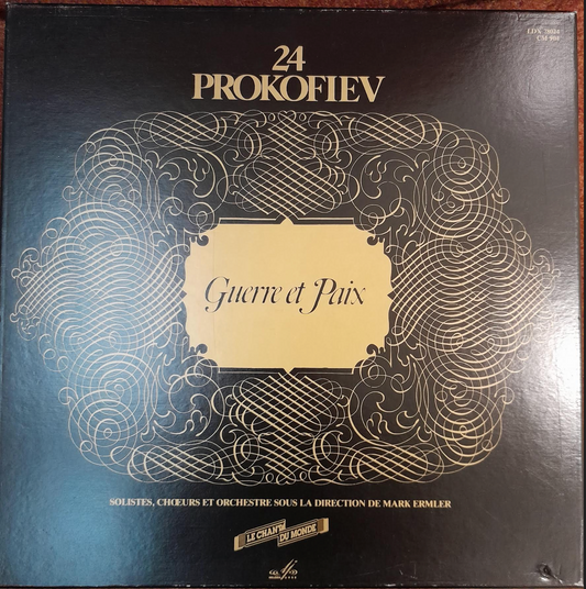 Vinyle Prokofiev Serge Guerre et Paix, opéra en 13 tableaux  (4 disques + livret)