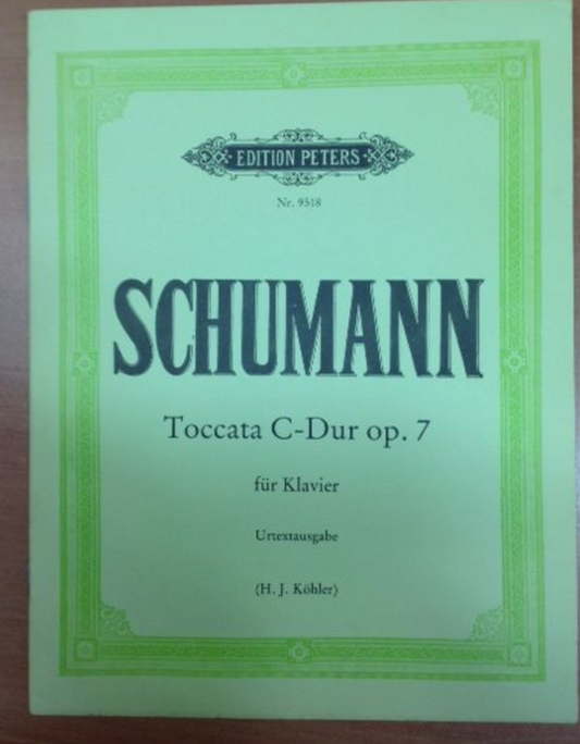 Robert Schumann Toccata C-Dur opus 7 fur Klavier, partition pour piano- 3000 partitions, livres et vinyles d'occasion  en vente sur notre site internet gastonmusicclub.fr Gaston Music Store