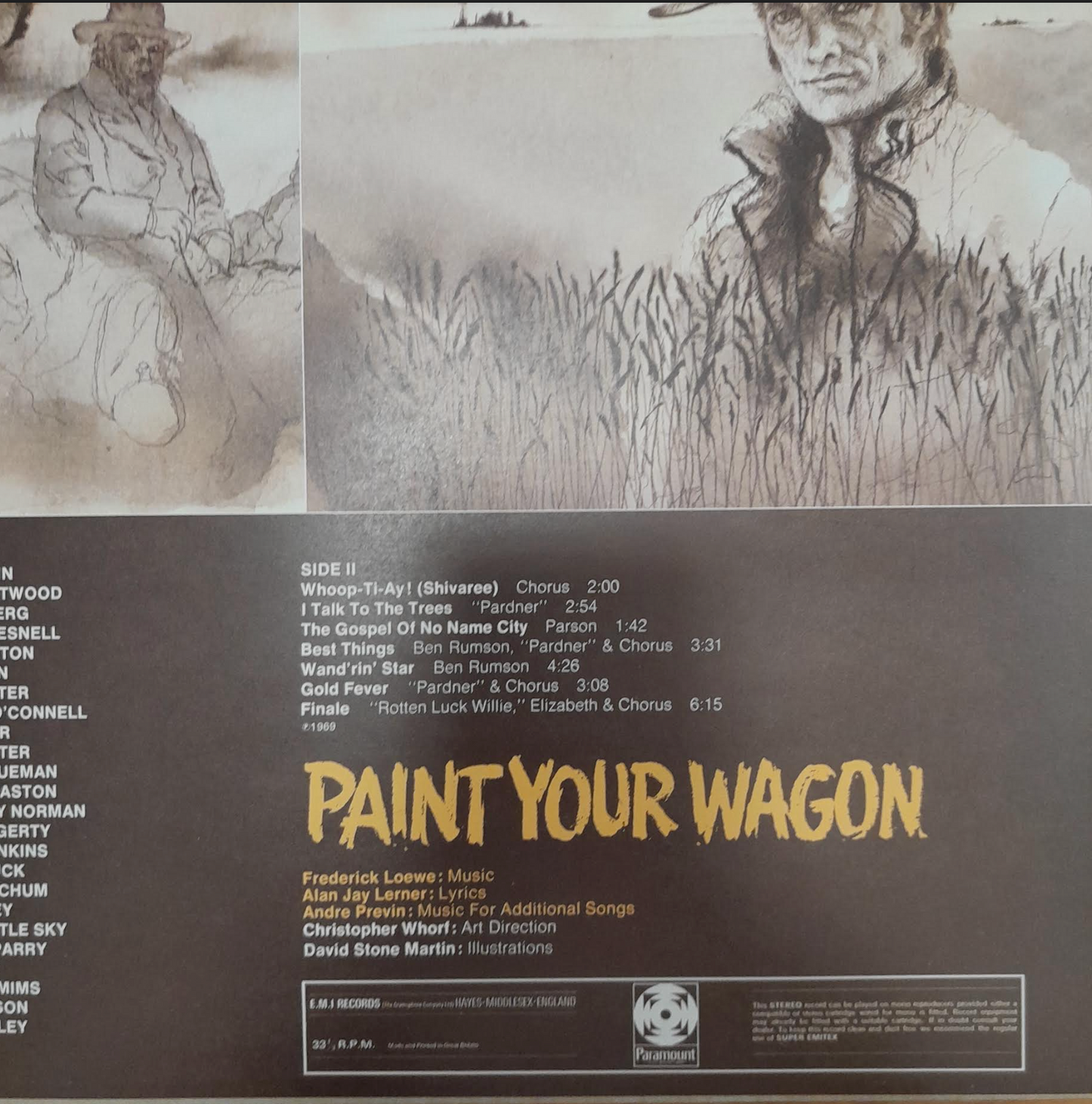 Vinyle Paint your wagon La Kermesse de l'ouest Musiques originales du film