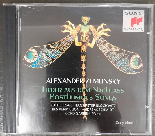 CD Alexander Zellinsky Lieder aus dem Nachlass - Lieder posthumes