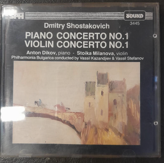 CD Dmitri Chostakovitch Piano concerto n°1 - Violin concerto n° 1-3000 partitions, livres et vinyles d'occasion en vente sur notre site internet gastonmusicclub.fr Gaston Music Store