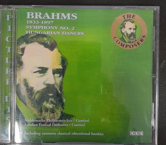 CD Johannes Brahms Symphony #2 - Danses hongroises-3000 partitions, livres et vinyles d'occasion en vente sur notre site internet gastonmusicclub.fr Gaston Music Store