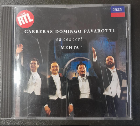 CD Carreras - Domingo - Pavarotti  en concert-3000 partitions, livres et vinyles d'occasion en vente sur notre site internet gastonmusicclub.fr Gaston Music Store