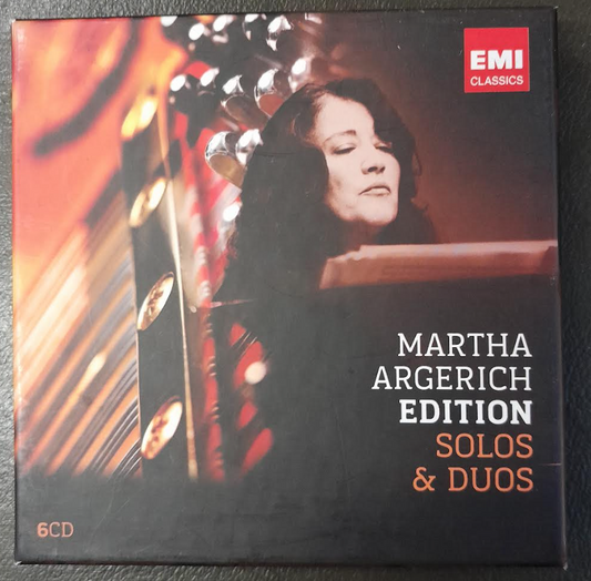 Coffret 6CD Martha Argerich, piano Solos & Duos-3000 partitions, livres et vinyles d'occasion en vente sur notre site internet gastonmusicclub.fr Gaston Music Store