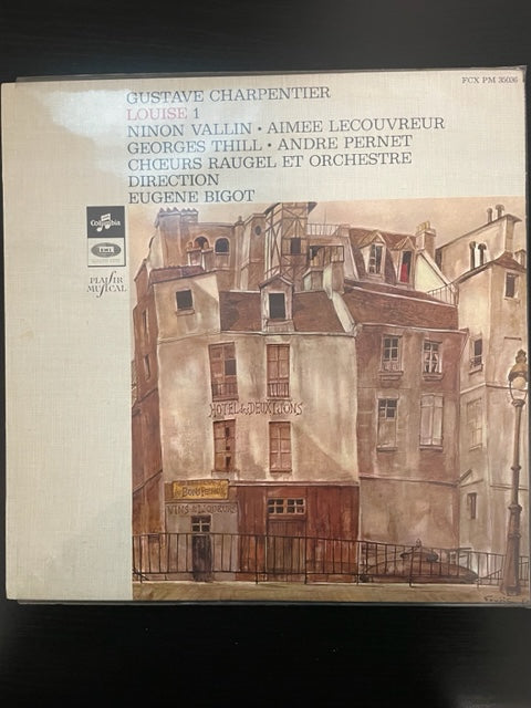 Vinyle Gustave Charpentier Louise (2 disques) direction Eugène Bigot