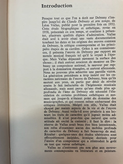 Claude Debussy livre de Edward Lockspeiser