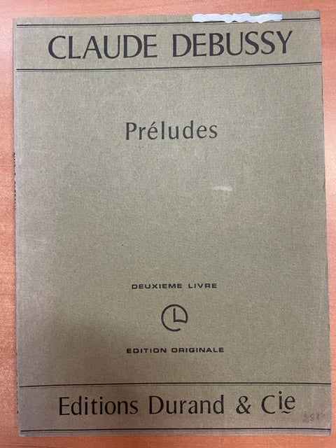 Claude Debussy Préludes 2e livre (édition originale) partition piano