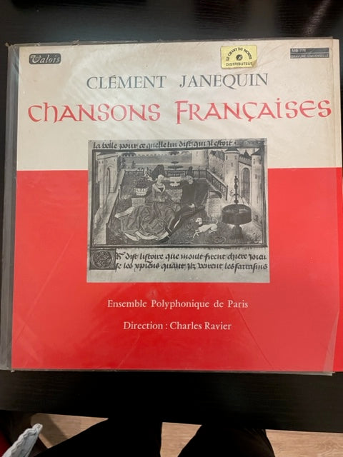 Vinyle Clément Janequin Chansons françaises - 20 chansons