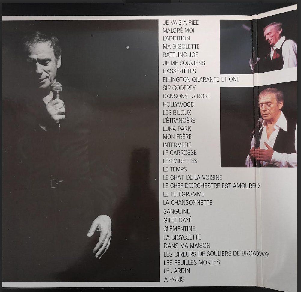 Coffret 2 Vinyle 33 tour Yves Montand Olympia 81