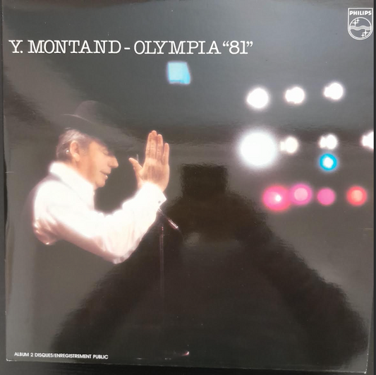Coffret 2 Vinyle 33 tour Yves Montand Olympia 81