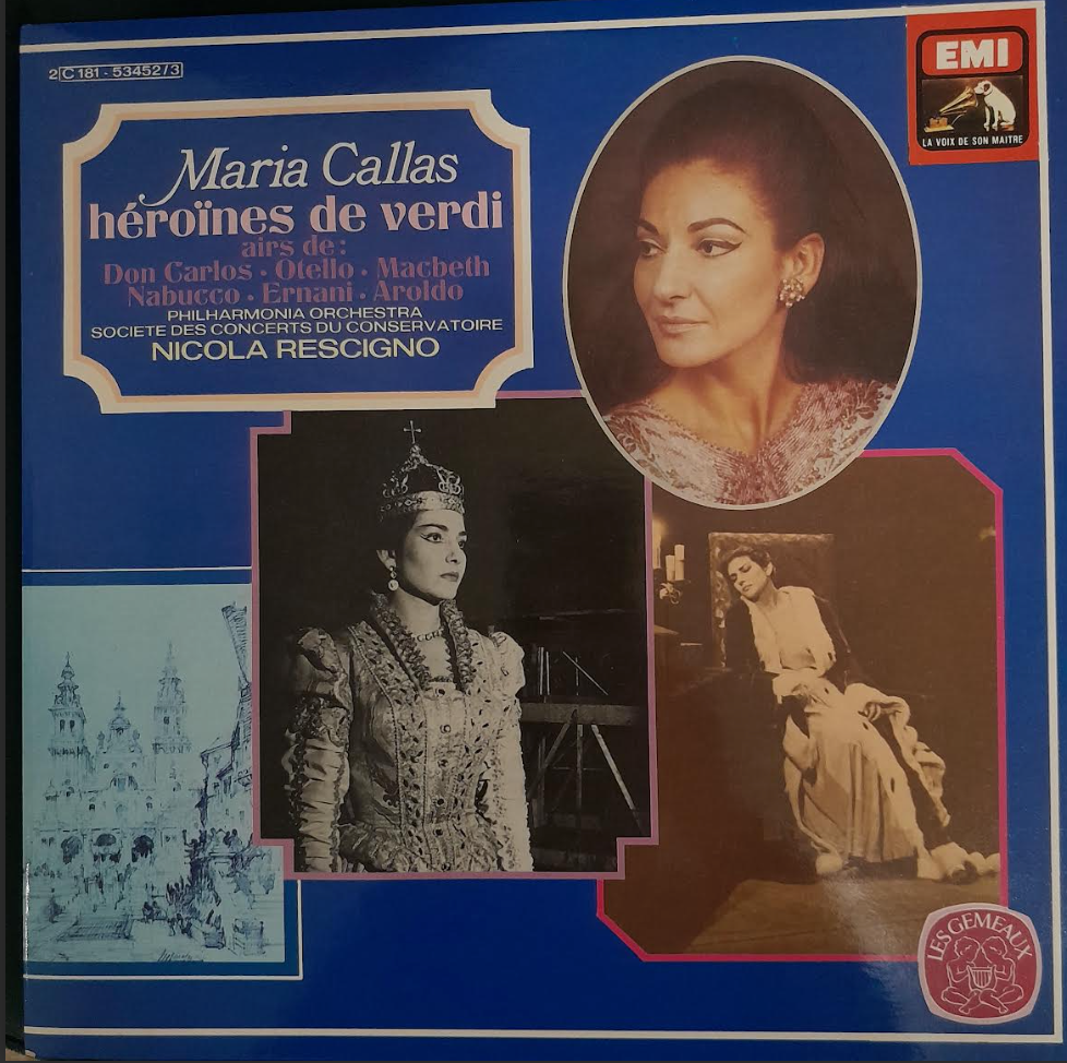 Coffret vinyle Verdi Maria Callas Les héroïnes de Verdi 2 disques