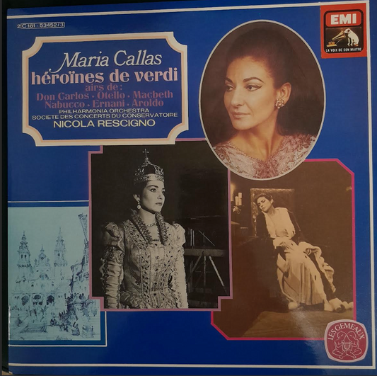 Coffret vinyle Verdi Maria Callas Les héroïnes de Verdi 2 disques