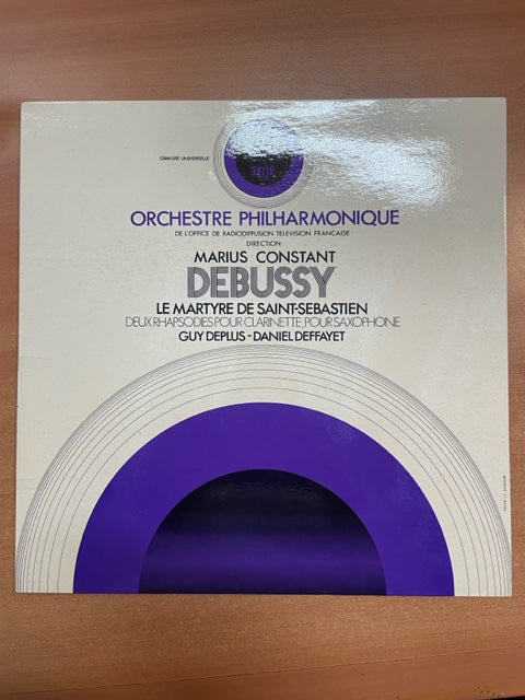 Vinyle Claude Debussy Le Martyre de Saint-Sébastien - 2 Rhapsodies pour orchestre