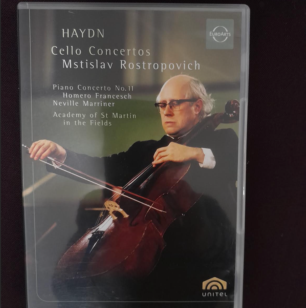 DVD Joseph Haydn Cello concertos n° 1 et 2 M.Rostropovitch au violoncelle