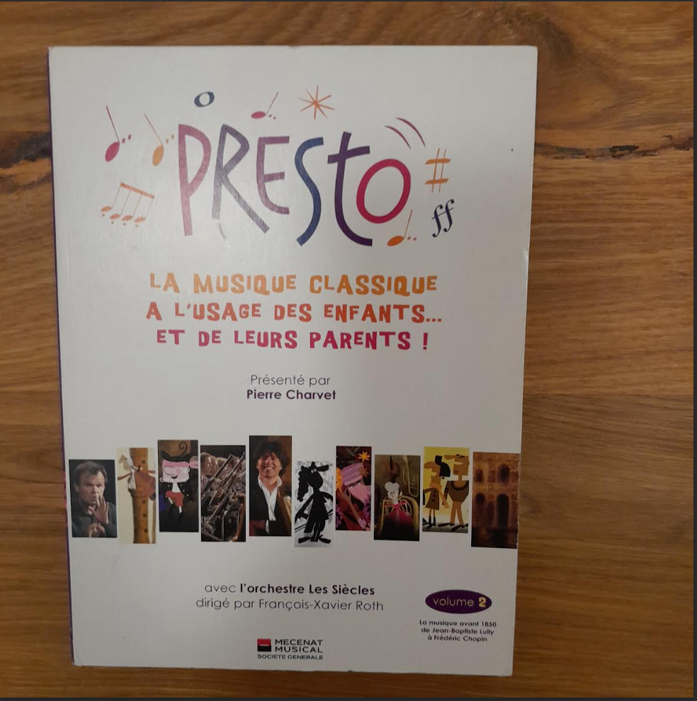 DVD Presto volume 2: La musique classique à l'usage des enfants et des parents