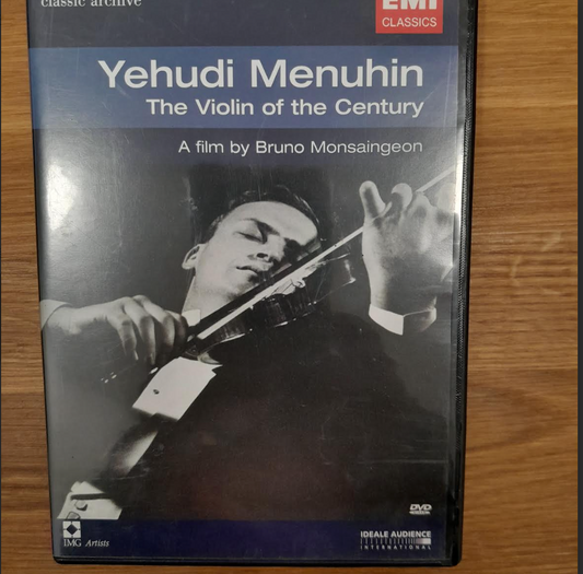 DVD documentaire Yehudi Menuhin, the violin of the Century