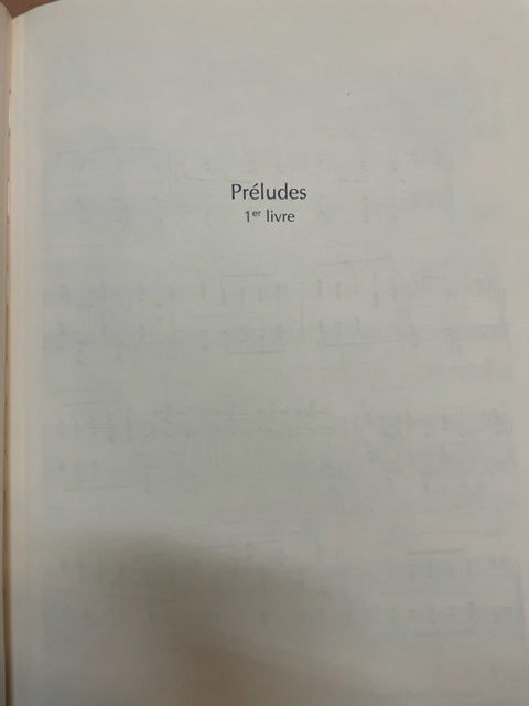 Claude Debussy Préludes 1er et 2e livres partition piano