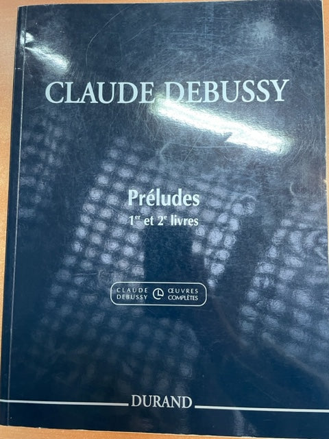 Claude Debussy Préludes 1er et 2e livres partition piano