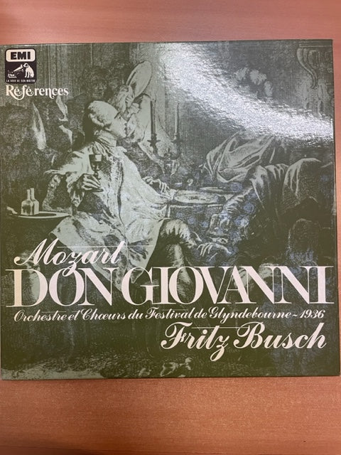 Coffret vinyles Mozart Don Giovanni - 3 disques direction Fritz Busch- 3000 partitions, livres et vinyles d'occasion en vente sur notre site internet gastonmusicclub.fr Gaston Music Store